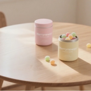 Eco Friendly Food Grade Aluminum Candy <b>Tin</b> Perfect for Gummy Children's Gummy Candy Jar <b>Sweet</b> Candy Jar - Product Image 4