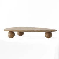 Planche à pain haut de gamme personnalisée en bois massif de style nordique, plateau surélevé pour table de cuisine et de salle à manger, idéale pour les événements festifs