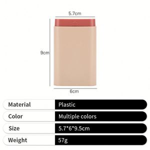 Cute Travel Pill Box Organizer Promotional Portable <b>Plastic</b> Mini Pill <b>Storage</b> Case with Logo - Product Image 4