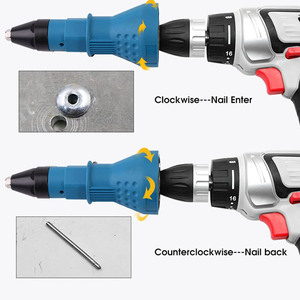 מסמרת חשמלית אגוז אקדח כלי מסמרת כלי מסמרת אלחוטי חשמלי הכנס אגוז מתאם 1 יחידה - Product Image 3