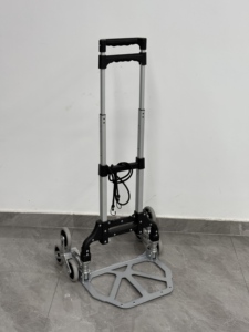 Chariot en aluminium personnalisable pris en charge par OEM chariot de camion de main capacité de 70kg poignée réglable chariot d'escalade d'escalier - Product Image 2