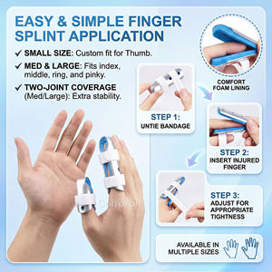 Nẹp ngón tay bằng nhôm hỗ trợ điều trị gãy ngón tay & cố định xương gãy, mềm dẻo & nhẹ, đạt chứng nhận CE ISO FDA, sản xuất theo đơn đặt hàng (OEM) - Product Image 6