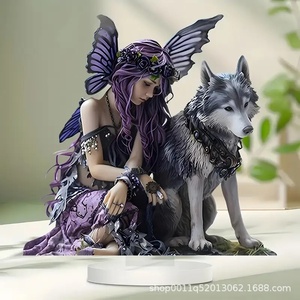 Decorazioni da Scrivania in Acrilico Stampate a Colori con Personaggi a Tema Angelo, Popolari per Uffici, Soggiorni e Caffè - Product Image 3