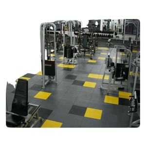 Carreaux de sol à emboîtement en vinyle PVC à motif pièce de monnaie pour atelier de garage - Product Image 4