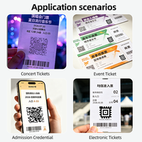 LONVILL Scanner de billets compact haute fiabilité avec module de décodage de code Aztec 3mil pour la vérification des billets de concert et des crédentiels en arène