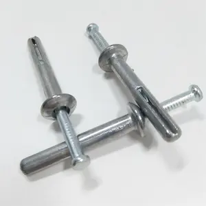 Zinc Alloy Mushroom Head Hammer Masonry drive anchors Nail-On Concrete Drive Pins 1/4 inch