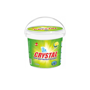 Gel vaisselle CRYSTAL Citron Pomme Verte 700g – Dégraissant puissant, pâte nettoyante pour la cuisine - Product Image 2