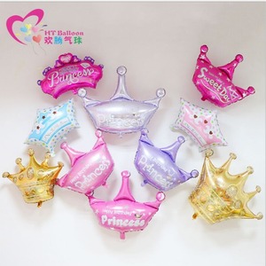 Ballon en feuille HT en forme de couronne 100cmx90cm Or Rose pour Décoration de Fête d'Anniversaire - Product Image 4