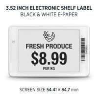 Label Rak Elektronik ESL Grosir 3.52 3.5 2.13 2.66 4.2 Inch, Label Harga Digital Epaper untuk Supermarket