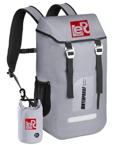 OEM ODM Factory Custom Men Roll-top Pvc Dry Bag Waterproof Backpack Fully Waterproof Bag