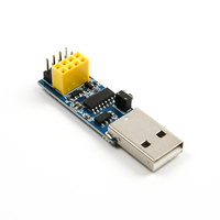 Módulo de placa Wifi inalámbrico, dispositivo CH340C USB a ESP8266 Serial ESP-01 ESP01 ESP01S, ESP-01S