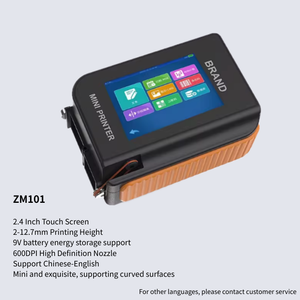 Mini <strong>Handheld</strong> <strong>Inkjet</strong> Printer Intelligent <strong>Date</strong> <strong>Coder</strong> for Curved Flat Surface Box Packaging Logo Batch Number Coding Printing - Product Image 2