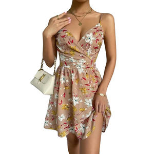 Vestido Camisero Azul Cielo de Verano Gimily para Mujer, Vestido Casual de Algodón sin Mangas, Mini Vestido en Línea A con Cuello en V, Transpirable - Product Image 3