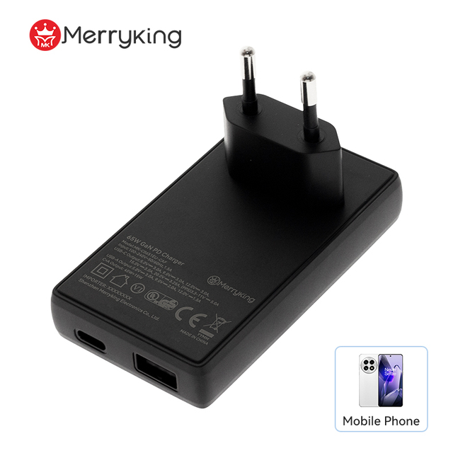 New GaN 65w 5v 3a Usb Type c Wall Pd 3.0 Chargers Adapters Uk Travel Adapter Female Mobile oneplus 65w Usb Charger for Phone 17