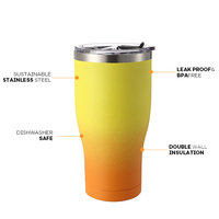 Mug à bière isotherme double paroi Everich 900 ml, personnalisable, vente en gros, avec couvercle réutilisable, idéal pour boire directement, cadeau parfait