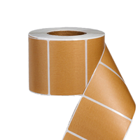 Étiquettes autocollantes en papier brillant personnalisées de haute qualité Autocollants en cuivre recyclé pour bouteilles d'emballage et logo d'entreprise