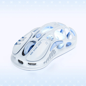 Mouse da Gaming Wireless GravaStar Mercury M1 Pro in Lega di Magnesio, PAW3395 26000DPI, Frequenza di Aggiornamento 4K, Tri-modalità, <span class=keywords><strong>Grigio</strong></span> Canna di Fucile per PC Gamer - Product Image 3