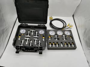 掘削機部品0-400bar油圧ゲージテストキット0-6000psi掘削機燃料油圧ゲージ用 - Product Image 6