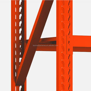 Étagères en acier réglables sans boulons, robustes, capacité de charge de 500 kg/étagère, système d'étagères de stockage industriel pour entrepôt - Product Image 2