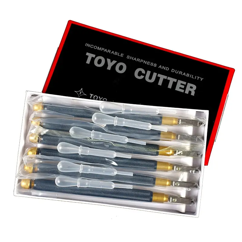 high quality cutter tc-17 diamond lip 3A grade long life glass cutter iron handle cutter