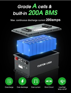 Batterie de chariot de golf LiFePO4 48 volts, 48V 100Ah 105Ah, kit de conversion de batterie de chariot de golf au lithium-ion avec chargeur et jauge au lithium - Product Image 4