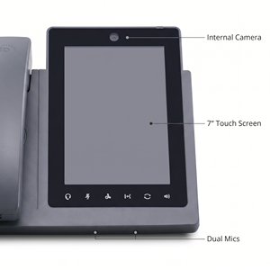 V900 Telefono IP Video Smart Android 12 con Schermo Touch da 7 Pollici, Wi-Fi 6, Dual Gigabit PoE+, Collaborazione Video Desktop - Product Image 2