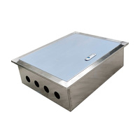 Caja de Distribución Multifuncional, Caja Empotrada de Bajo Voltaje, Caja Empotrada de Acero Inoxidable
