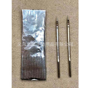 Aiguille à coudre Bodkin en acier inoxydable, outil de couture manuel pour la réparation de chaussures - Product Image 2