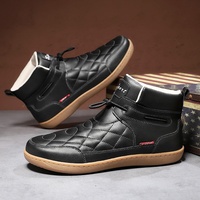 Scarpe Casual da Uomo Sportive Minimaliste a Collo Alto, Stile Barefoot, Punta Larga, Zero Drop, Flessibili, Antiscivolo, Traspiranti, per Primavera Inverno, OEM