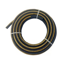 Tuyau d'air sous pression en caoutchouc NBR renforcé à cordon noir pour applications de compresseur d'air, de perforatrice de roche et de marteau pneumatique