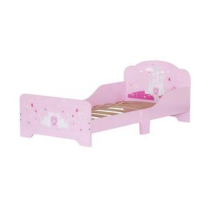2025 Linda cama de madera para niños pequeños de 3 a 10 años niños Montesori Rosa gran oferta cama para bebé de 3 años - Product Image 2