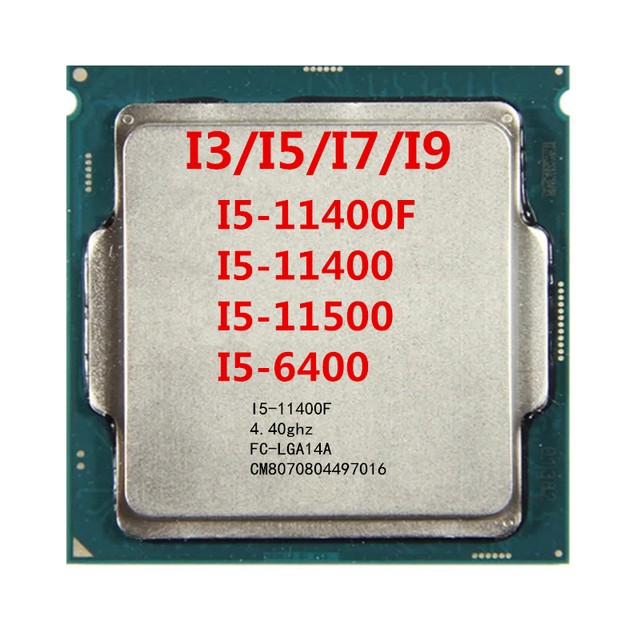 Original Core CPU Processor I3/i5/i7/i9 for Desktop 10105F 10700K 10900X 11900F 12600KF 13600KF 14600KF