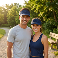 Cappellino da Baseball con Visiera a Righe di Lusso Personalizzabile, Regolabile per Golf, Tennis, Corsa, Eventi all'Aperto e Viaggi