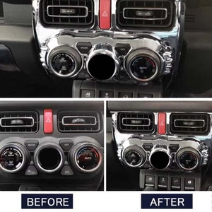 Couvre-bouton de commande centrale de climatisation de luxe, finition brillante, garniture pour Suzuki Jimny 5 portes, accessoires - Product Image 4