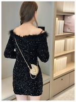 Sac de soirée brillant en acrylique 2026 pour femme, sac à paillettes doré, sacs de mariage, de fête et de bal, mini sacs à bandoulière