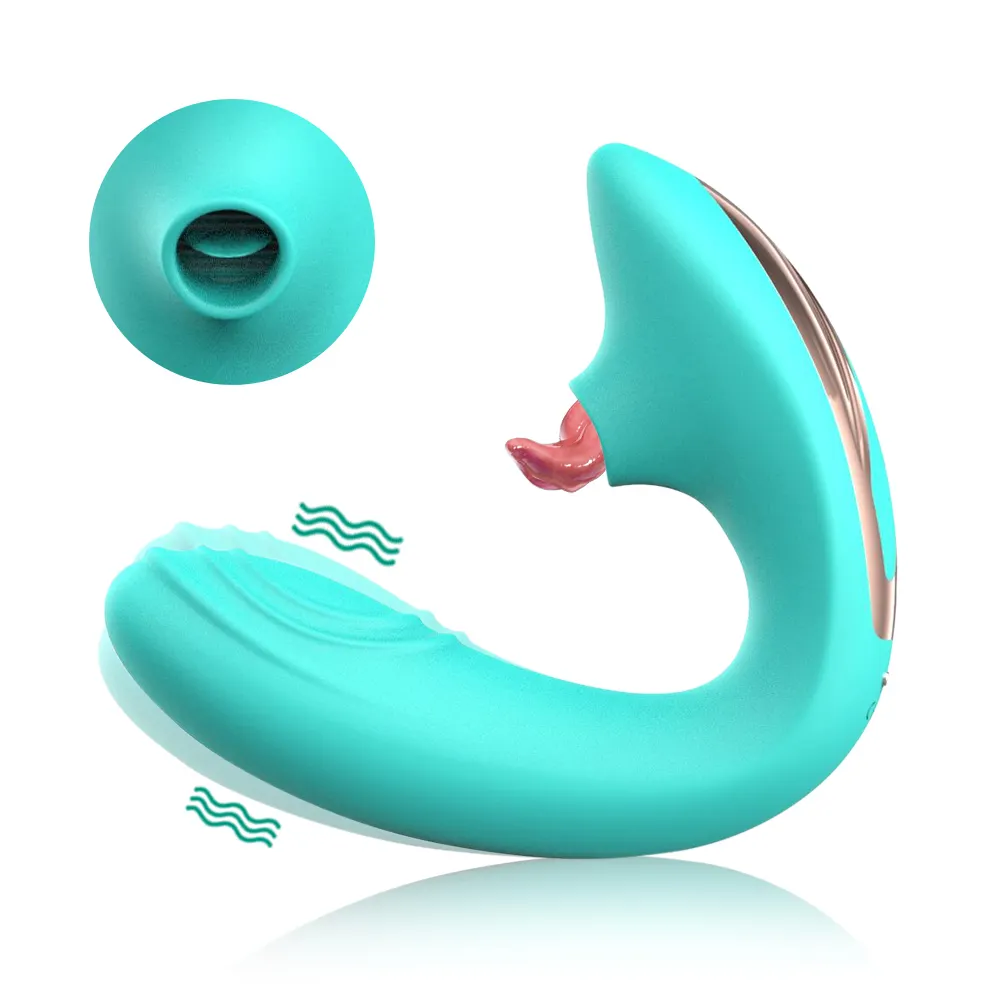 S forma lingua vibratore ventosa potente clit sucker g spot leccare clitoride succhiare vibratore giocattolo del sesso donne masturbatore vibrante