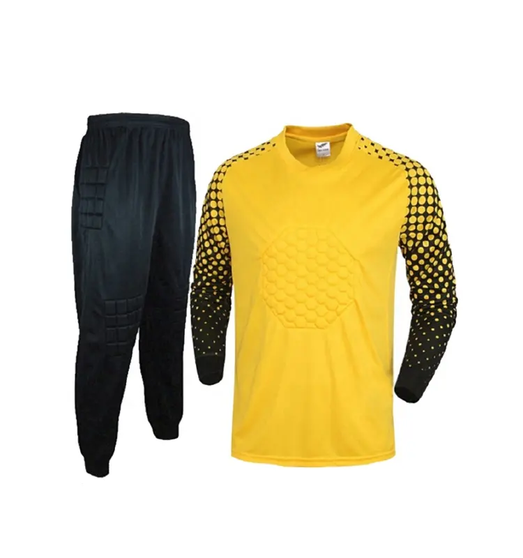 Cheap Quality Custom Plain Football Kits Bulk Soccer Goalkeeper Uniform