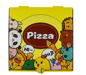 Caja de pizza Plantilla gratis Prining Cartón corrugado/recubierto personalizado de 16 pulgadas, Papel Kraft Pizza <span class=keywords><strong>Caixa</strong></span> De Cone Carpetas reciclables - Product Image 2