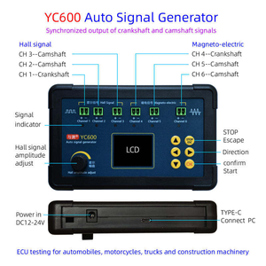 Kit de Prueba de Banco para <span class=keywords><strong>ECU</strong></span> de Motor Diésel YC600 PD60+ MN300, Generador de Señales CKP CMP, Simulador de Inyector de Combustible para Diagnóstico de <span class=keywords><strong>ECU</strong></span> Diésel - Product Image 3