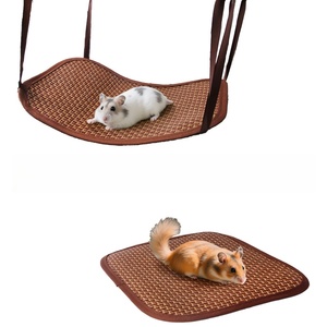 USMILEPET أفضل عشب الروطان شنقا عش الحيوانات الصغيرة بائع تبريد للهامستر السنجاب التنين القط - Product Image 3