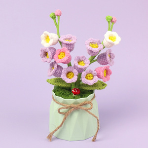 ผ้าทอมือ12ดอกลิลลี่สีแห่งหุบเขาของตกแต่งโต๊ะสำหรับเป็นของขวัญวันแม่ครู1462 - Product Image 5