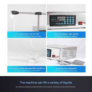 Machine de remplissage semi-automatique à pompe magnétique 1 buse pour vin, huile essentielle, liquide oral, parfum, bain de bouche, lait, condiments et cosmétiques - Product Image 4