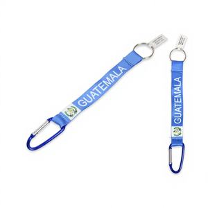 9 GUATEMALA Moschettoni Impermeabili in Acciaio Inossidabile 288pz 24DZ/CS Portachiavi Promozionali - Product Image 1