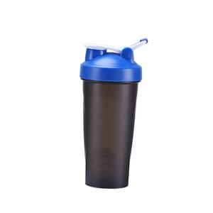 400ML/600ML <strong>Wholesale</strong> Sport Shake Bottle Custom Printing Logo BPA Free Plastic Protein Bottle <strong>Shaker</strong> with Lids and Shake <strong>Ball</strong> - Product Image 2