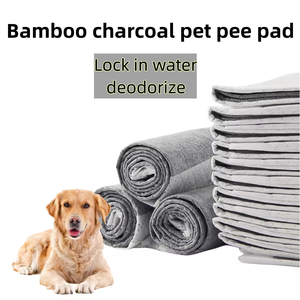 Mehrere Arten und Größen Bambus Holzkohle Haustier-Training-Matte 50 Stück saugfähige und einweg-Matten für Hunde, Katzen und Welpen - Product Image 5