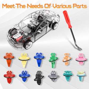 421 adet plastik araba klipler oto plastik raptiye & klip için araba oto itme tutucu oto araba plastik klipler itme perçin - Product Image 5