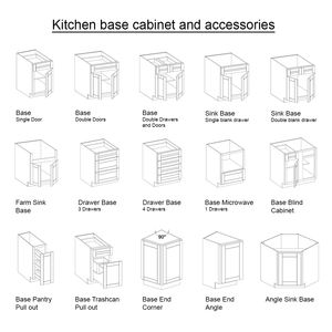 מוכן להרכיב ארונות מטבח יוקרתיים למטבחים מודרניים ללא מסגרת - Product Image 6