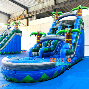 Prix d'usine <span class=keywords><strong>avec</strong></span> toboggan aquatique gonflable et château gonflable pour fête d'été - Product Image 3