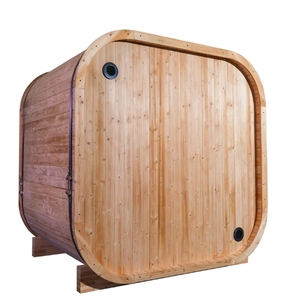 مستودع في الولايات المتحدة على الطراز التقليدي للتمارين المنزلية الخشبية الصلبة ساونا البخار كابينة مريحة - Product Image 4