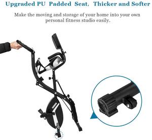 Bicicleta Estática Magnética Verde Unisex para Ejercicio en Interiores, Equipo de Gimnasio para Desarrollo Corporal, Bicicleta Plegable para Hacer Ejercicio - Product Image 4